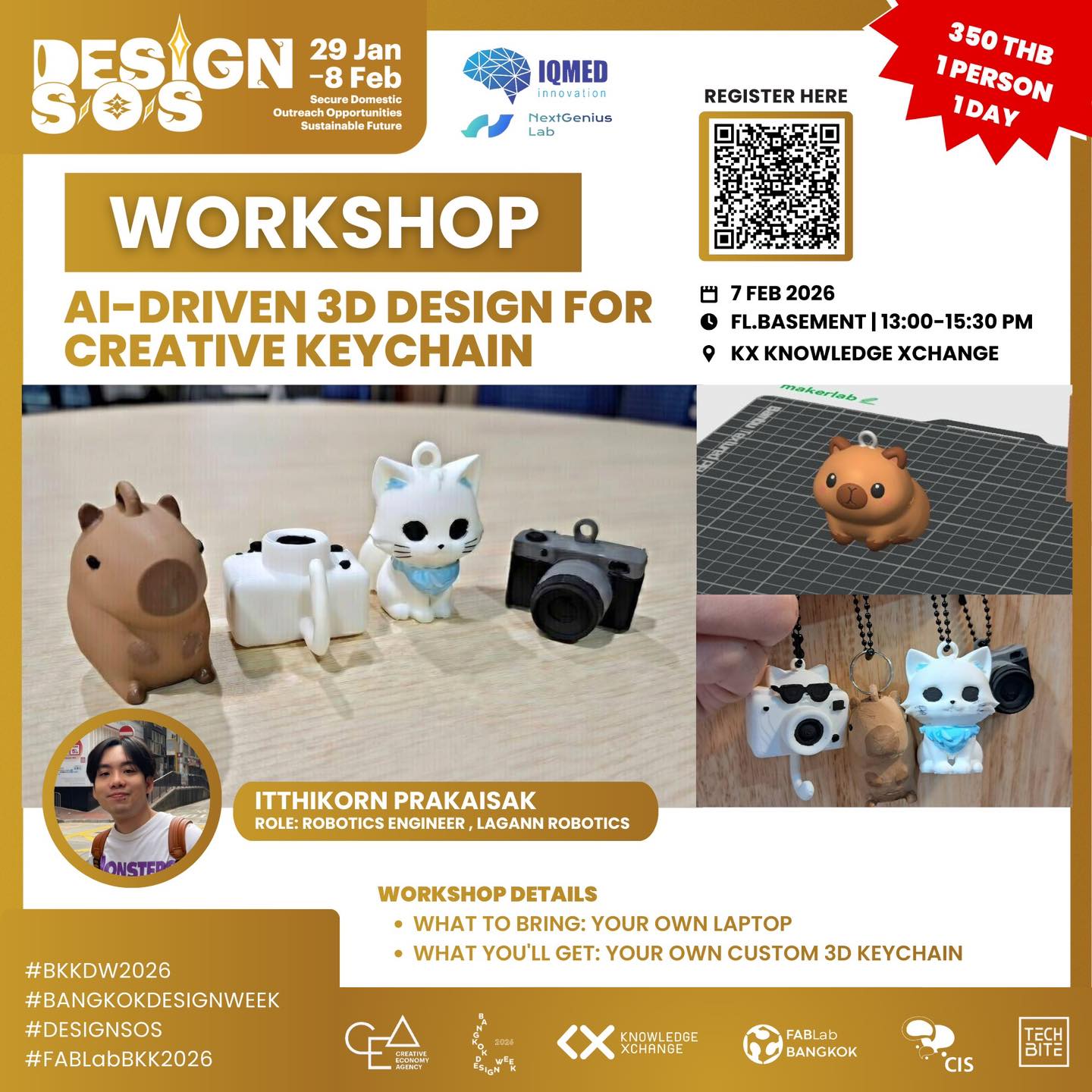 AI-Driven 3D Design Workshop Poster